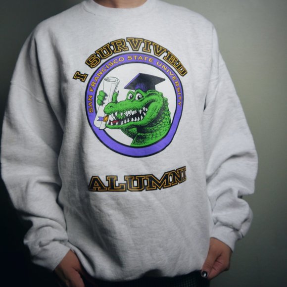 VINTAGE Oversized Crewneck Sweater | Size M - Picture 2 of 7